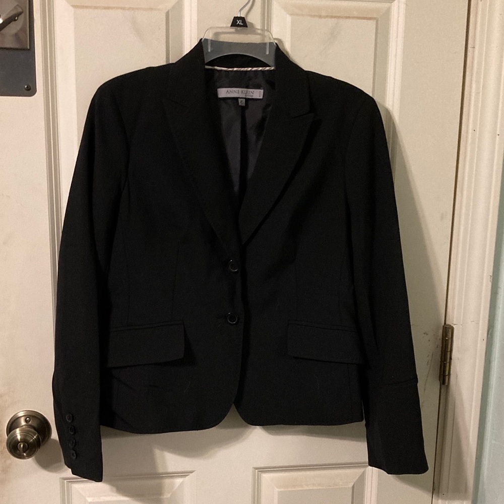 Anne Klein Platinum Suit Jacket Blazer 8P 8 Petite Like New